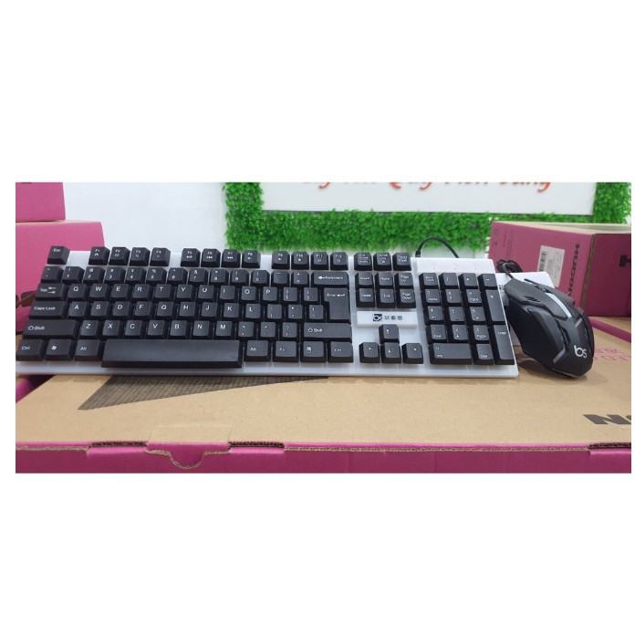 Bộ Bàn Phím Chuột giả cơ LED 7 Màu Q300 , Phím nhậy , độ nhẩy cao , Bảo hành 12 Tháng 1 đổi 1 | BigBuy360 - bigbuy360.vn