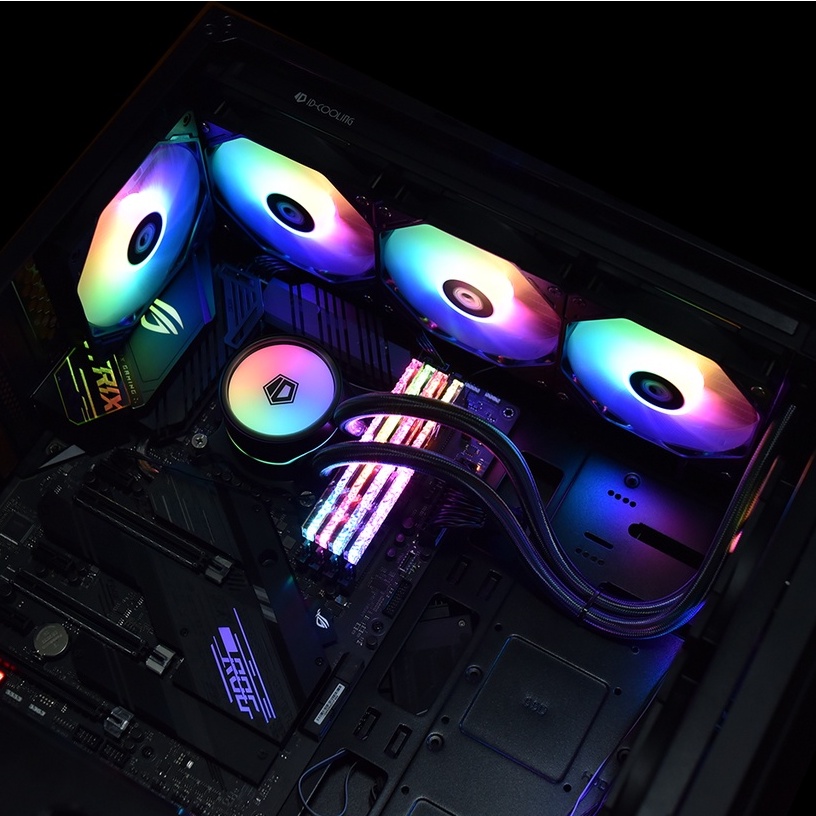 Tản nhiệt nước AIO CPU ID-Cooling ZOOMFLOW 360 XT LED ARGB / TRẮNG SNOW - Chính hãng, 360XT, 240 XT, DASHFLOW, 1700 PWM