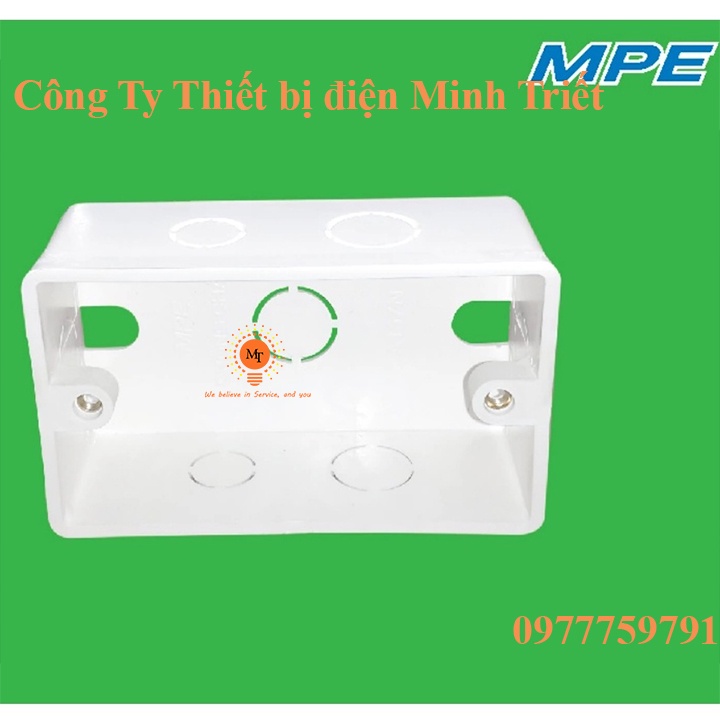 ĐẾ ÂM TƯỜNG ĐƠN CHỐNG CHÁY MPE, HỘP ÂM TƯỜNG MPE