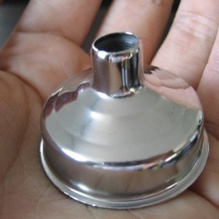 Pouring funnel made of stainless steel for kitchen use