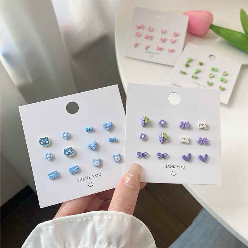 6 Đôi Bông Tai Thời Trang Nữ Tính