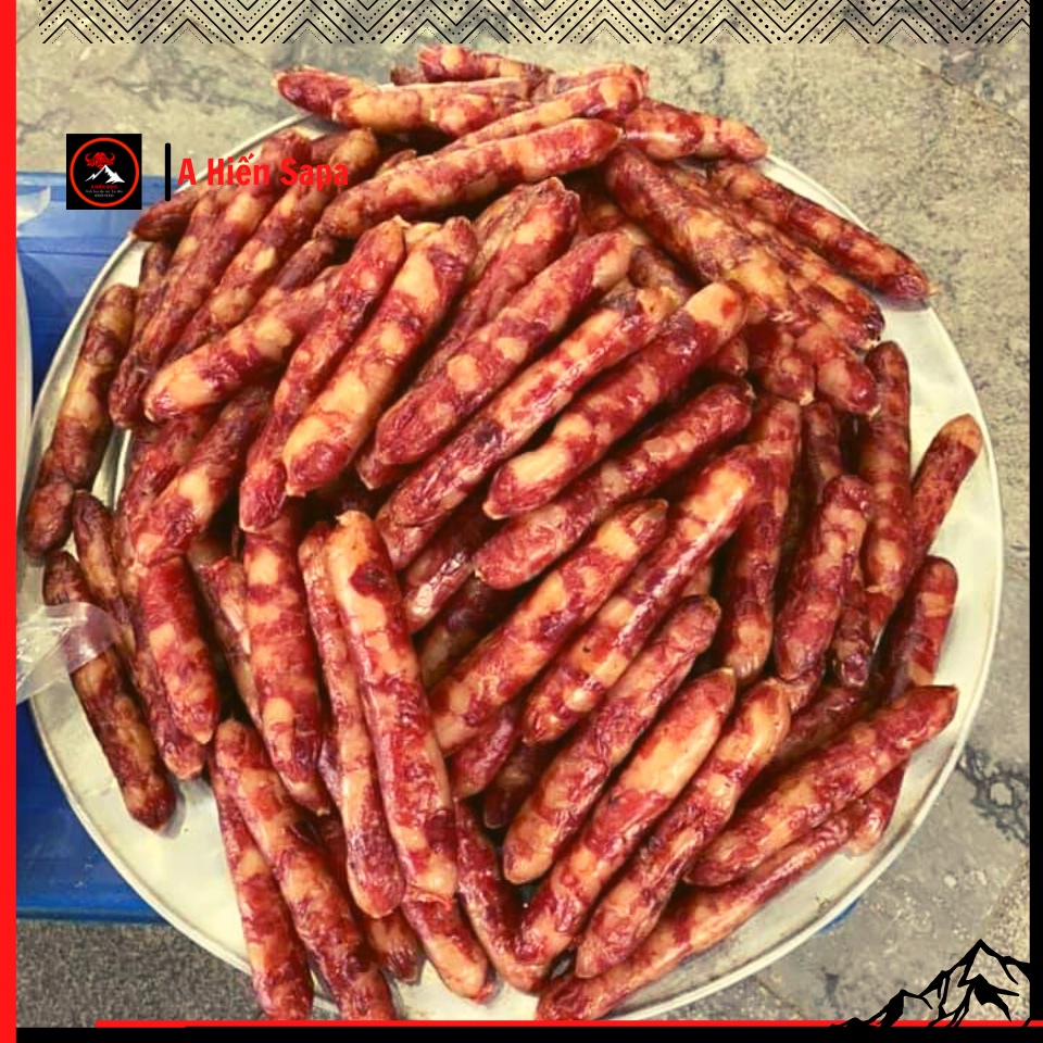 Lạp xưởng gác bếp Sapa gói 100gr loại đặc biệt dùng thử, nhiều nạc, ăn thơm bùi, ăn trực tiếp hoặc xào rau rất ngon. | BigBuy360 - bigbuy360.vn