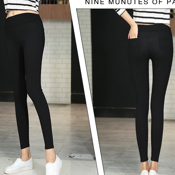 Quần Legging 2 túi sau Nâng Mông Nữ Tôn Dáng