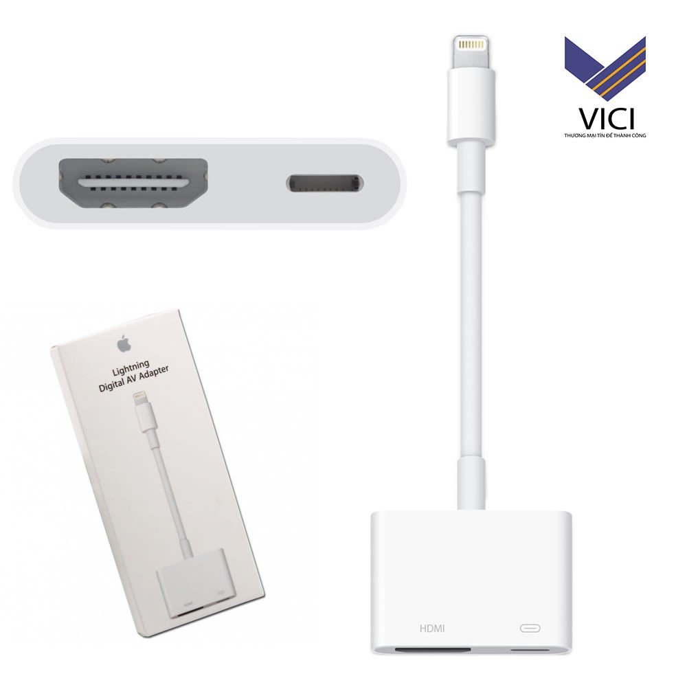 [Mã 267ELSALE hoàn 7% đơn 300K] Cáp chuyển đổi HDMI sang IPhone và Ipad chính hãng cao cấp