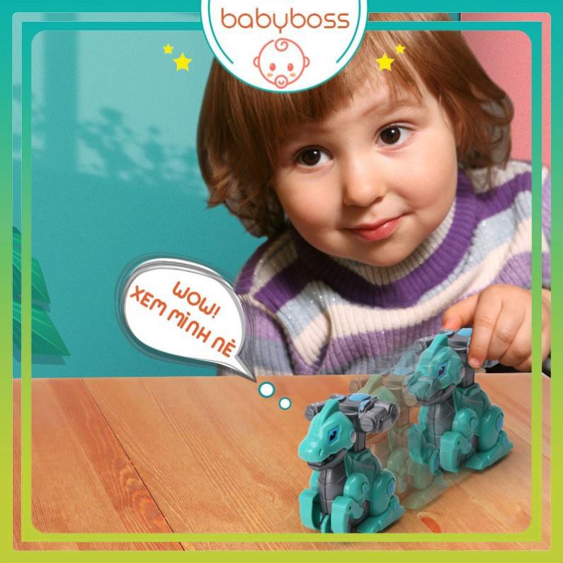 Đồ chơi cho bé khủng long chạy dây cót tinh nghịch đáng yêu cho bé - babyboss