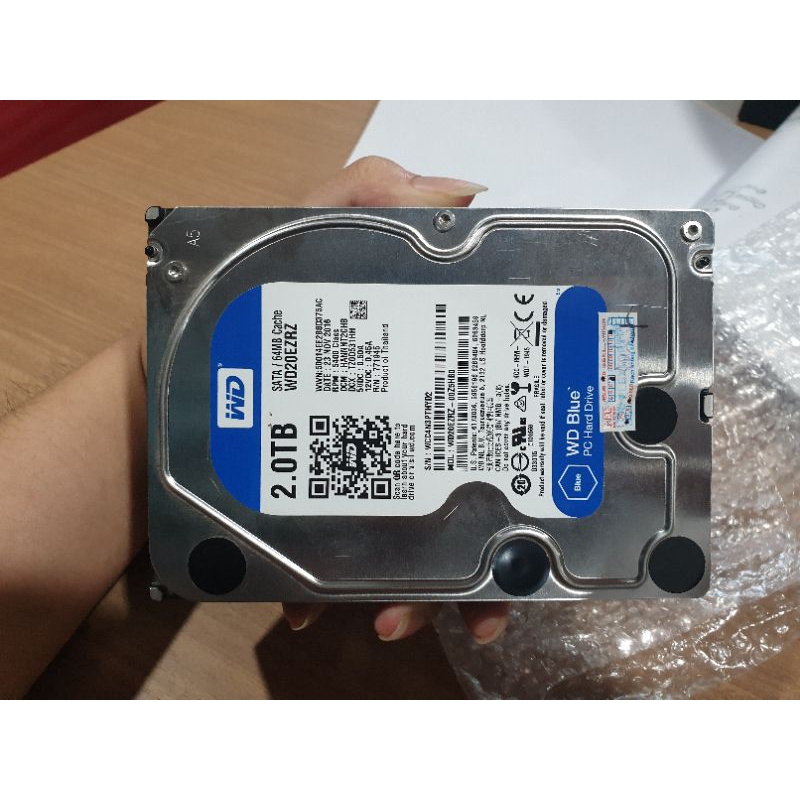 Ổ cứng HDD WD Blue 2TB 3.5 inch SATA III | BigBuy360 - bigbuy360.vn