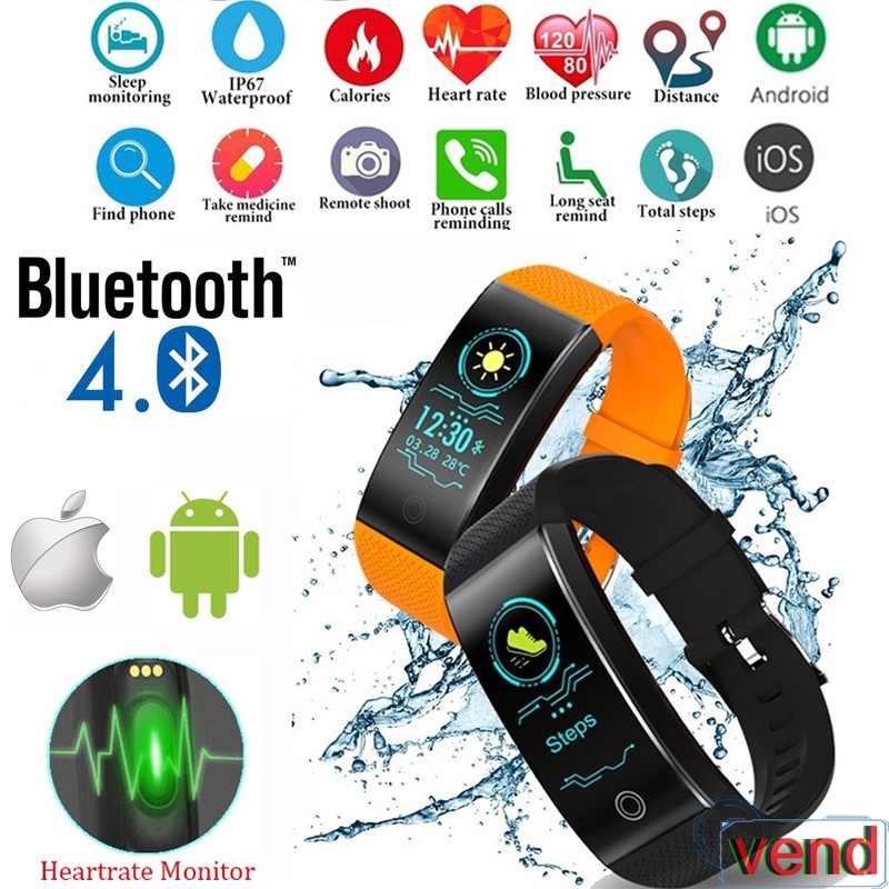 Vòng Đeo Tay Thông Minh Qw18 Kết Nối Bluetooth Theo Dõi Sức Khỏe