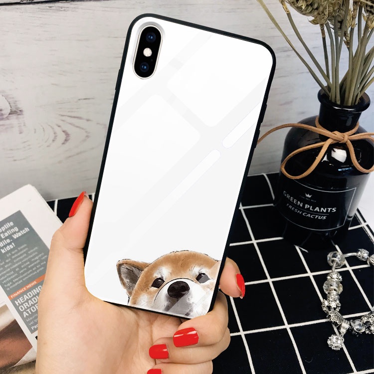 Ốp kính iphone shiba cuốn hút imacc cho iphone 12/11/pro max/6/6s/7/8 plus/xr/x/xs max/mini/se 2020