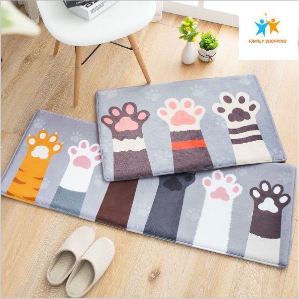 [Xả Kho] Combo 2 thảm trải sàn thảm nhà bếp chống trơn chống trượt 40x60cm + 40x120cm