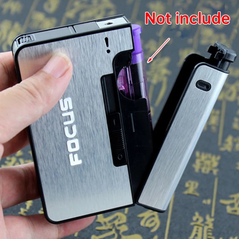 Bộ 10 Hộp Đựng Thuốc Lá Tự Động Bằng Kim Loại Dành Cho Nam