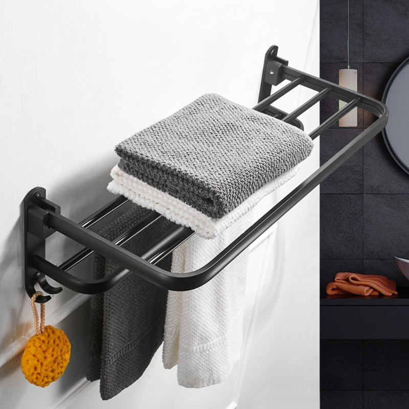 Giá Nhôm Treo Khăn Gắn Tường Tiết Kiệm Không Gian Cho Nhà Bếp