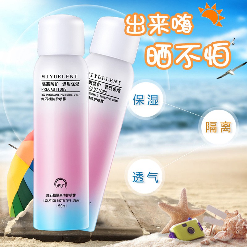 Xịt Chống Nắng Trắng Sáng Da Maycreate 150ml SPF35