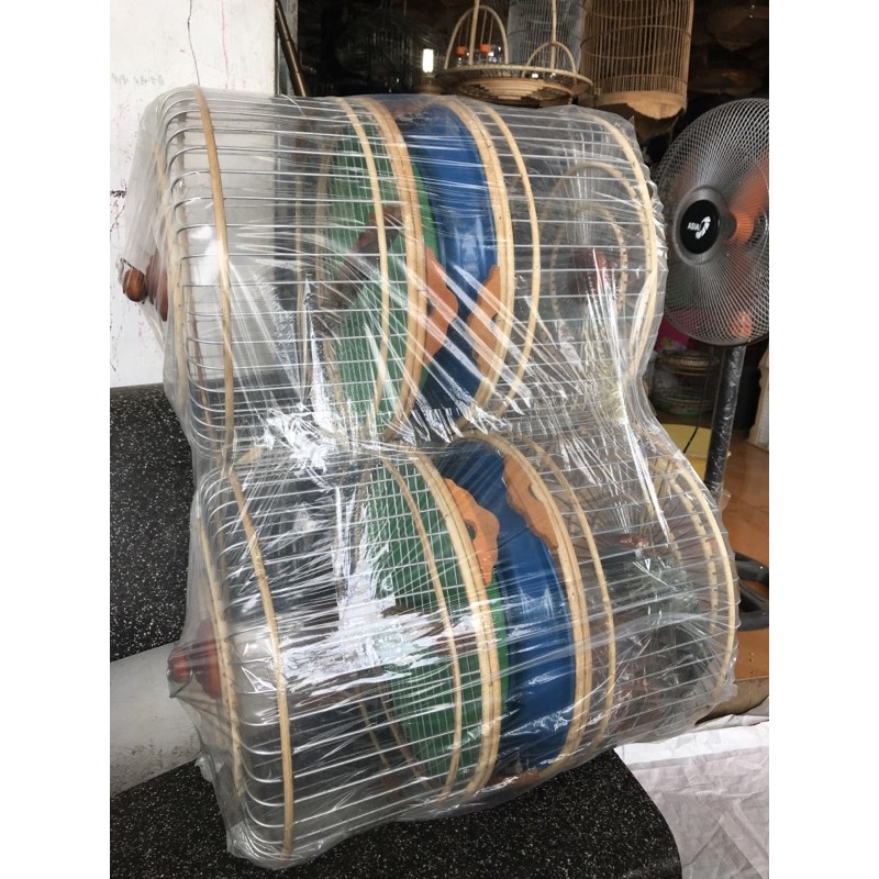 Lồng chim cu gáy nhôm mây