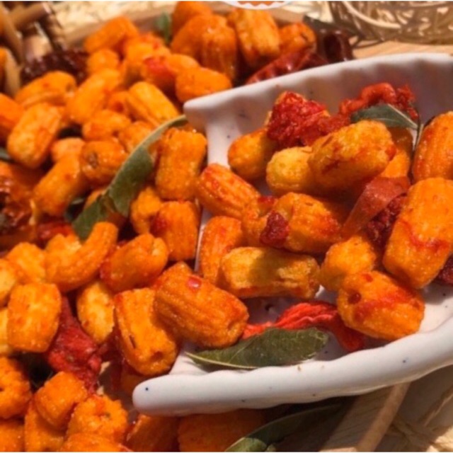 Nui sấy bò lá chanh (500g)