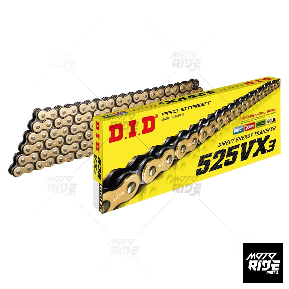 DID SÊN PHỐT CAO SU 525VX3 120L GOLD