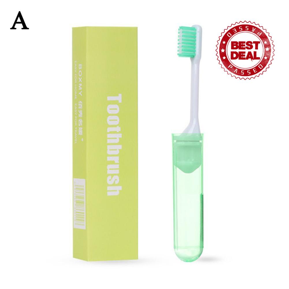Bàn Chải Đánh Răng Lông Mềm Mini Không Dùng Một Lần Có Thể Gấp Lại Dùng Khi Đi Du Lịch H2F8