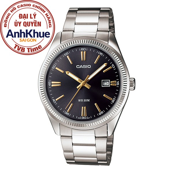 Đồng hồ nam dây kim loại Casio chính hãng Anh Khuê MTP-1302D-1A2VDF (38mm)