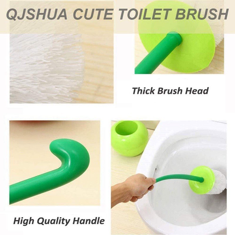 Bộ cọ vệ sinh toilet có tay cầm hình quả anh đào độc đáo