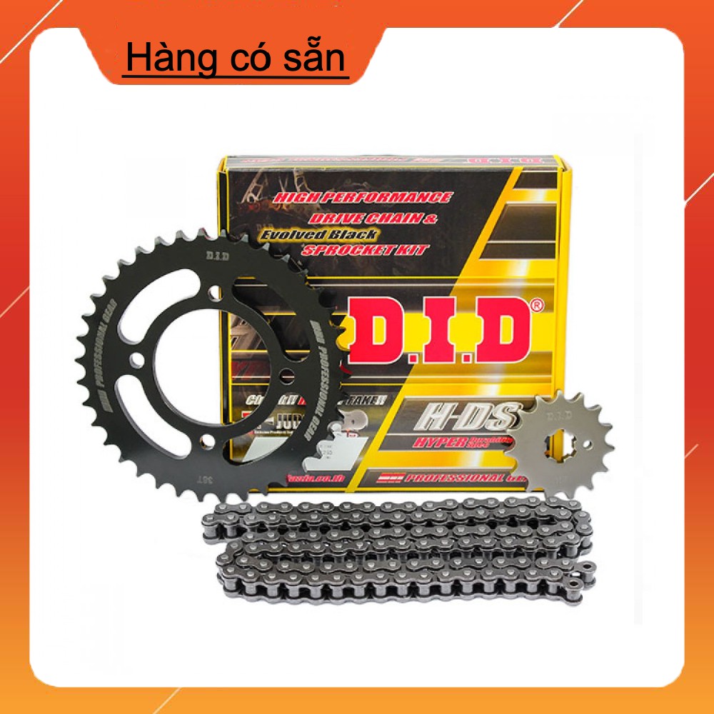 Nhông Sên Dĩa DID HDS Yamaha Jupiter Gravita 428x106L - 15Tx38T 10 Ly Thái Lan [ Hàng có sẵn ]