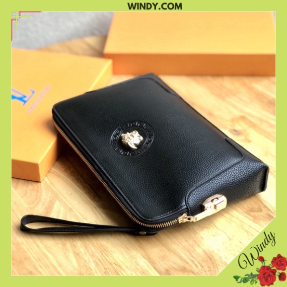 Ví Cầm Tay Nam G.U.C ong Khóa Số Cao cấp Chất Da Bò windy.com