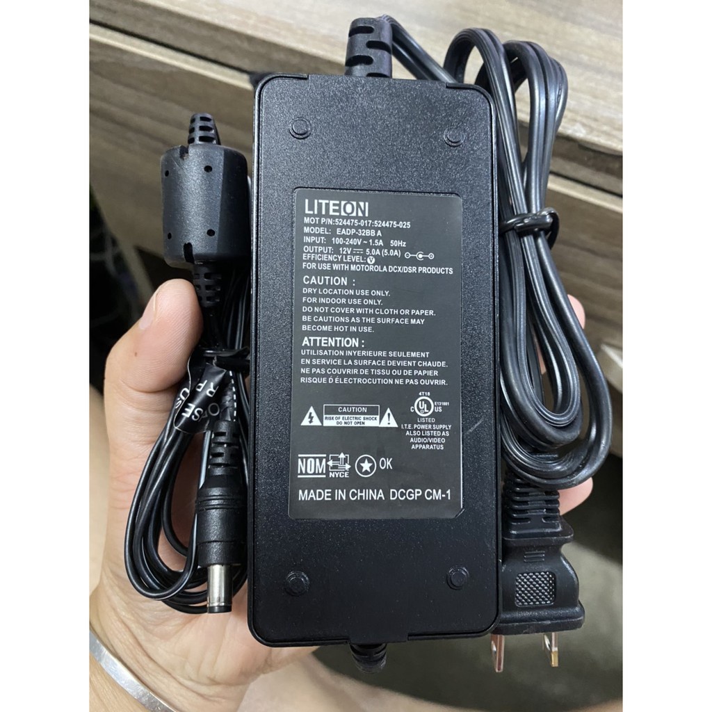 Nguồn Adapter 12V 5A 7A 10A Acbel Delta Letion Samsung Sony hàng chất lượng cao giao ngẫu nhiên ARIGATO