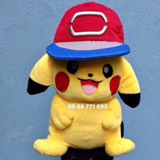 Thú bông túi Pikachu mềm 29cm