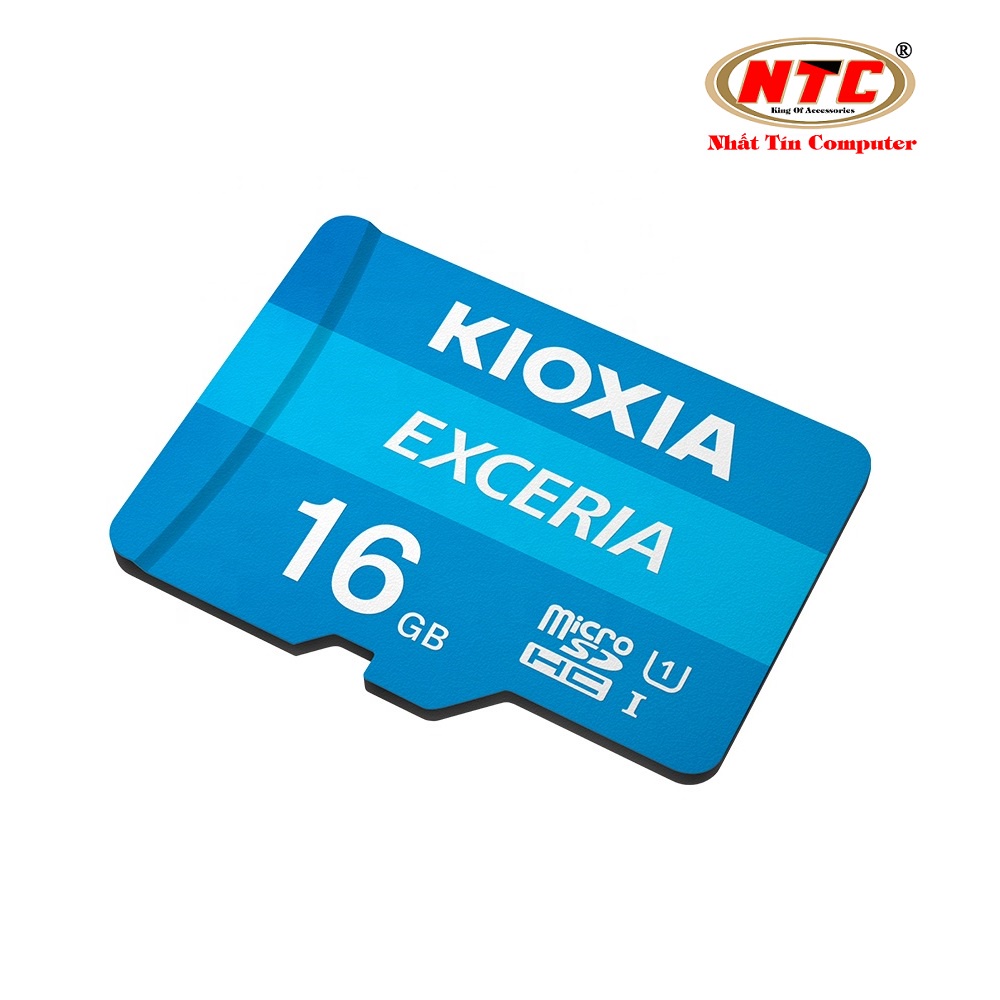 Thẻ nhớ MicroSDHC Kioxia Exceria 16GB UHS-I U1 100MB/s - Không Box (Xanh) - Nhất Tín Computer