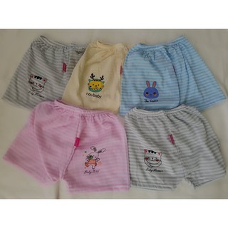 Quần chục đùi cotton kẻ cho bé