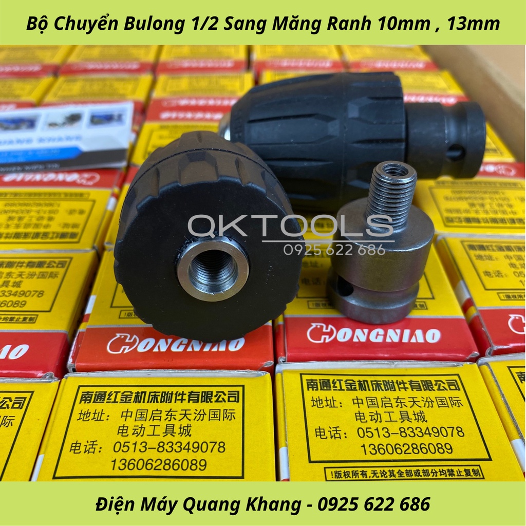 Đầu Măng Ranh Kẹp Mũi Khoan 10mm Auto Lock Thay Thế Máy Siết Bulong