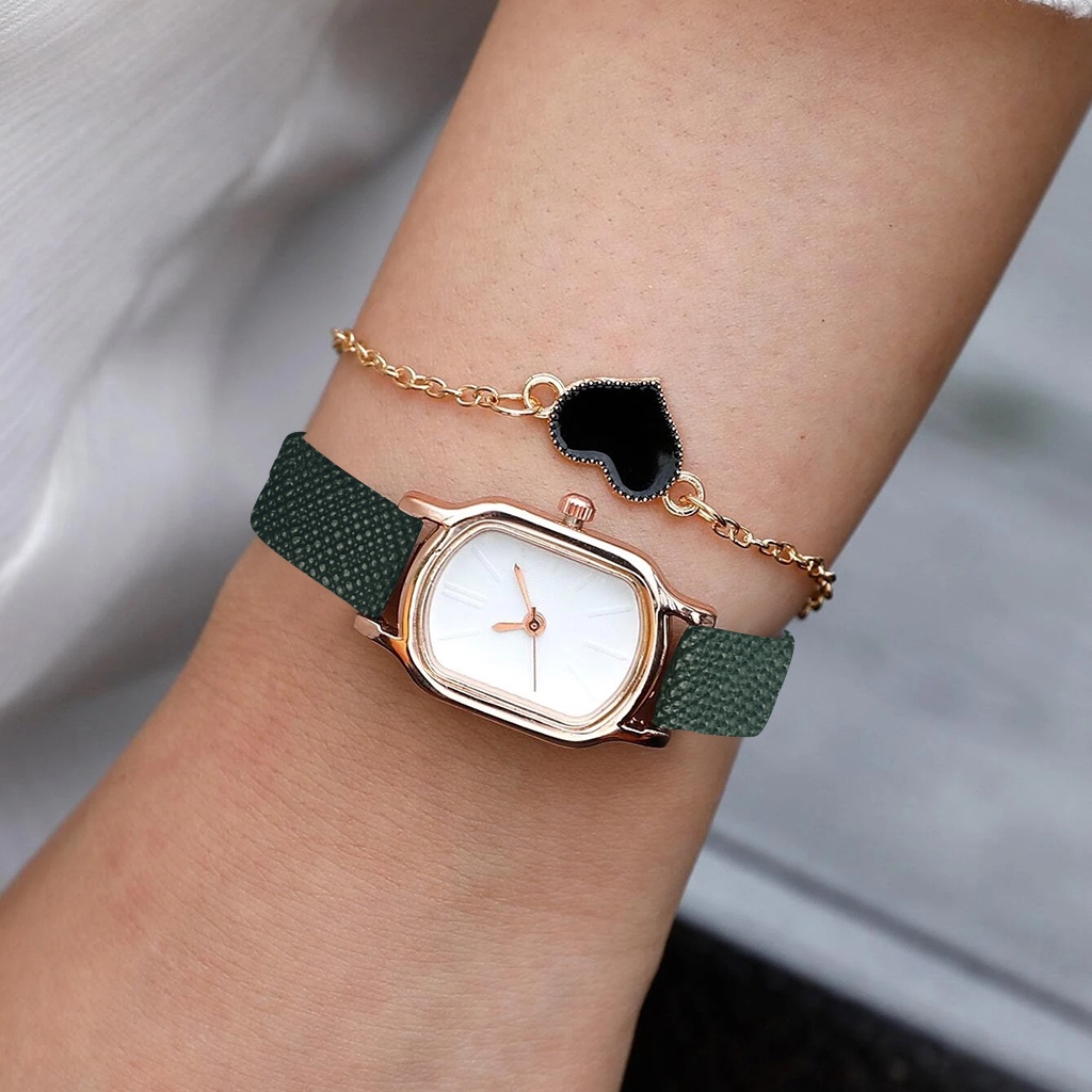 Đồng Hồ Đeo Tay Thiết Kế Đơn Giản Phong Cách retro Cho Nữ