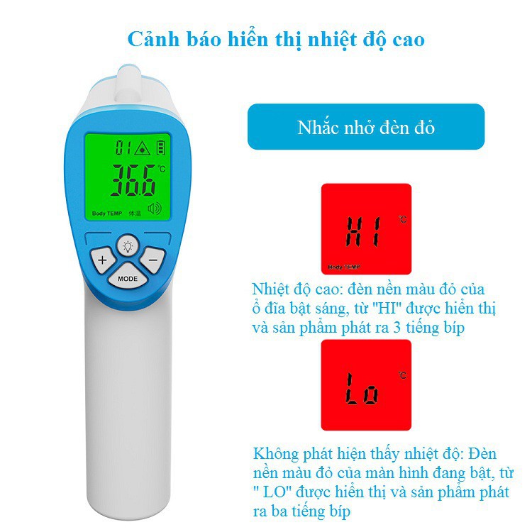 Nhiệt kế hồng ngoại đa năng đo trán, sữa cho bé DT-8806C