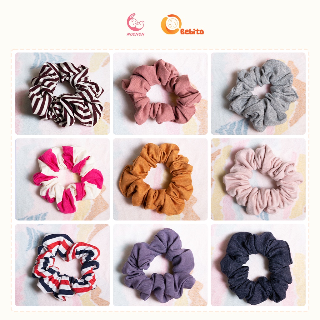 Dây Buộc Tóc, Cột Tóc Scrunchies Dễ Thương