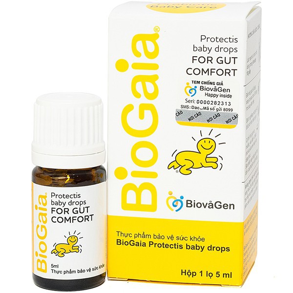 Men Vi Sinh Biogaia Protectis Baby Drops Giúp Bé Cân Bằng Ổn Định Hệ Tiêu Hóa