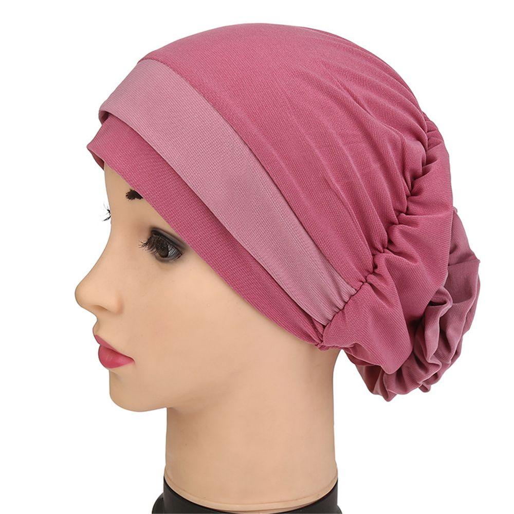 Mũ Beanie Trùm Đầu Hai Màu Sắc Phong Cách Ấn Độ