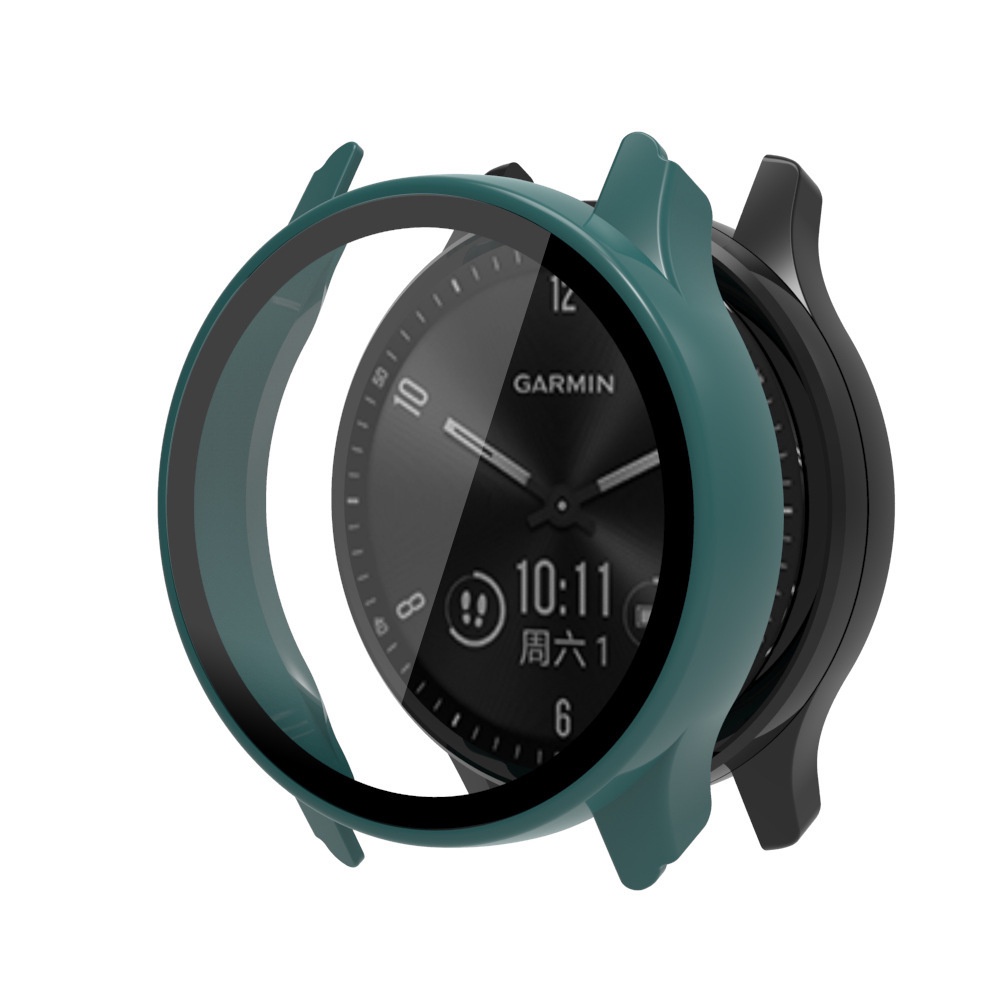 Ốp Bảo Vệ Đồng Hồ Thông Minh Bằng PC + Kính Cường Lực Siêu Mỏng Chất Lượng Cao Cho Garmin Move