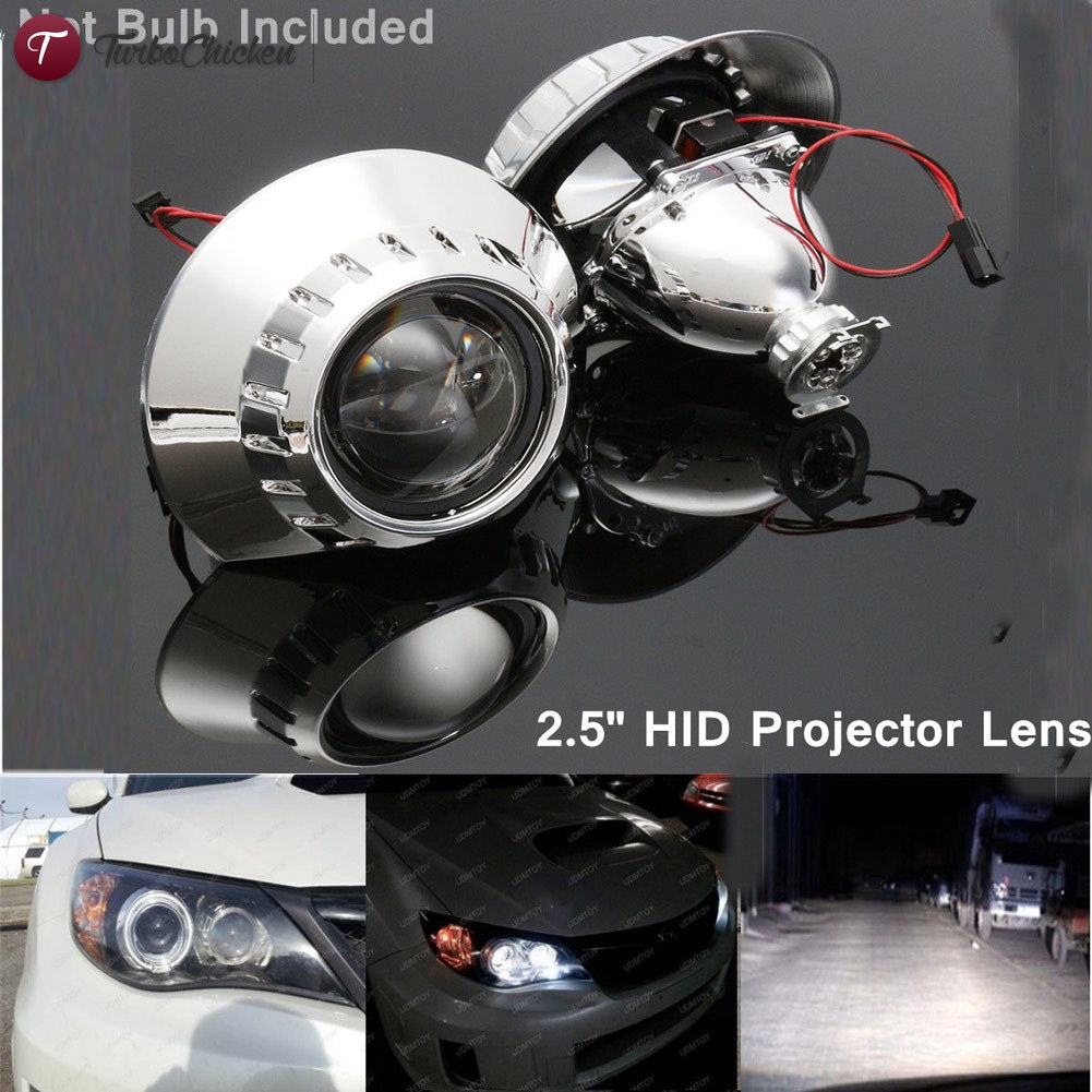 2 Đèn Pha 2.5 Inch Bi-Xenon Hid H1 Cho Xe Hơi Bmw E46