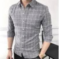 Áo Sơ Mi Xám Kẻ Ca Rô Cao Cấp Phom Chuẩn Vải Mềm Mặc Mát Không Xù Không Nhăn 4.9 Cao Cấp | BigBuy360 - bigbuy360.vn