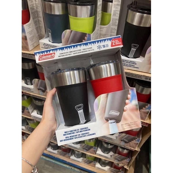 Ly giữ nhiệt Coleman Tumbler 600ml - 100% nhập Mỹ