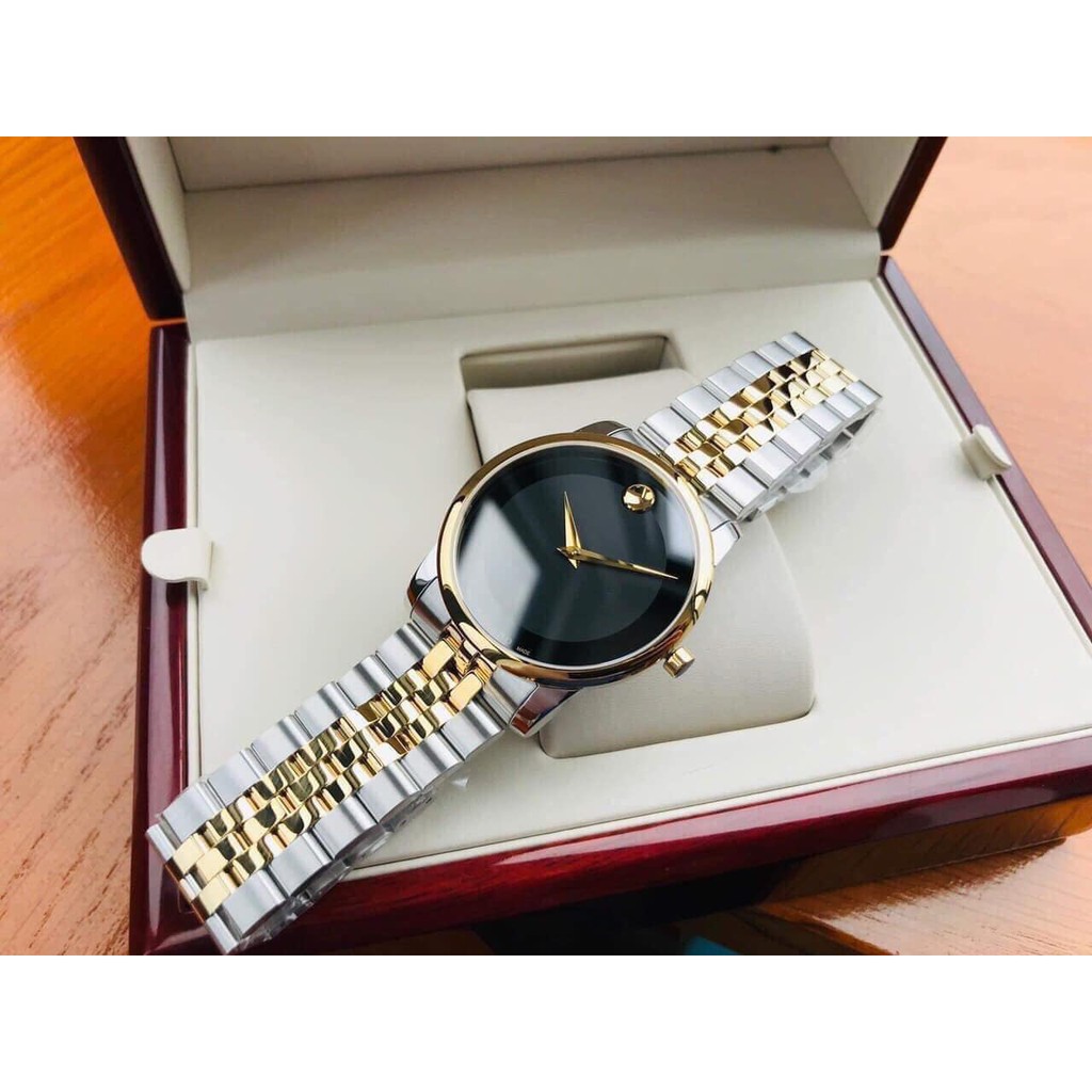 Đồng Hồ Nam Movado Museum Black 0606899 Chính Hãng