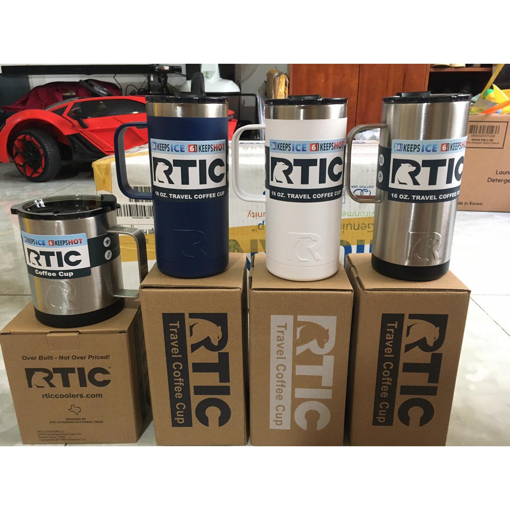 Ly Giữ Nhiệt Mỹ Rtic 16oz (470ml) Travel Mug Bằng Thép Không Gỉ - Ly Nước Giữ Nhiệt Mỹ Chất Lượng