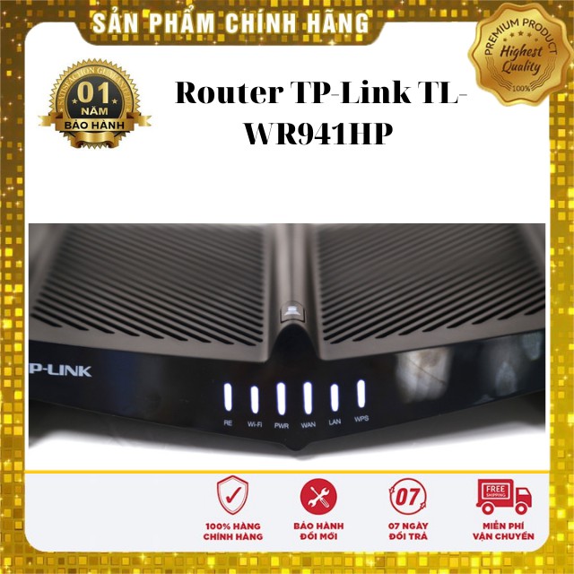 [CÓ VIDEO] Bộ Phát Wifi Xuyên Tường Tốc Độ Cao Router TP-Link TL-WR941HP - Hàng Cao Cấp Nhất