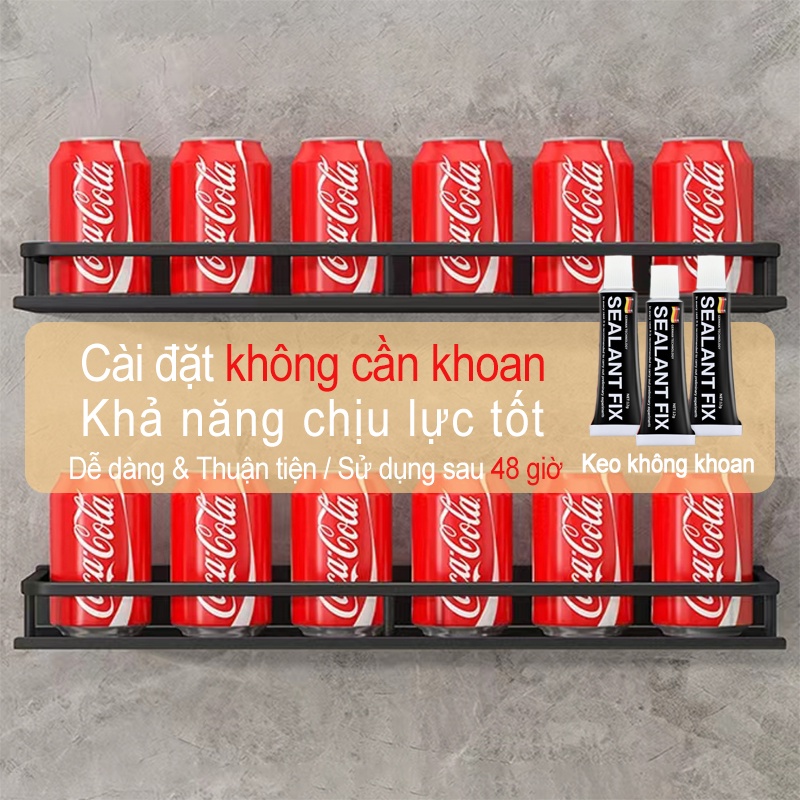 GuanChuang Kệ Đựng Mỹ Phẩm/Đồ Dùng Nhà Tắm Gắn Tường Tiện Dụng