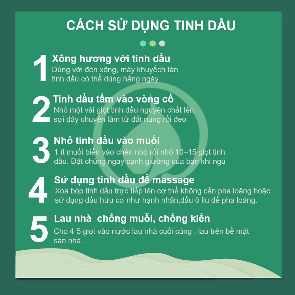 Tinh Dầu Xông AROMA Oải Hương Khô , Sả Chanh 10ml