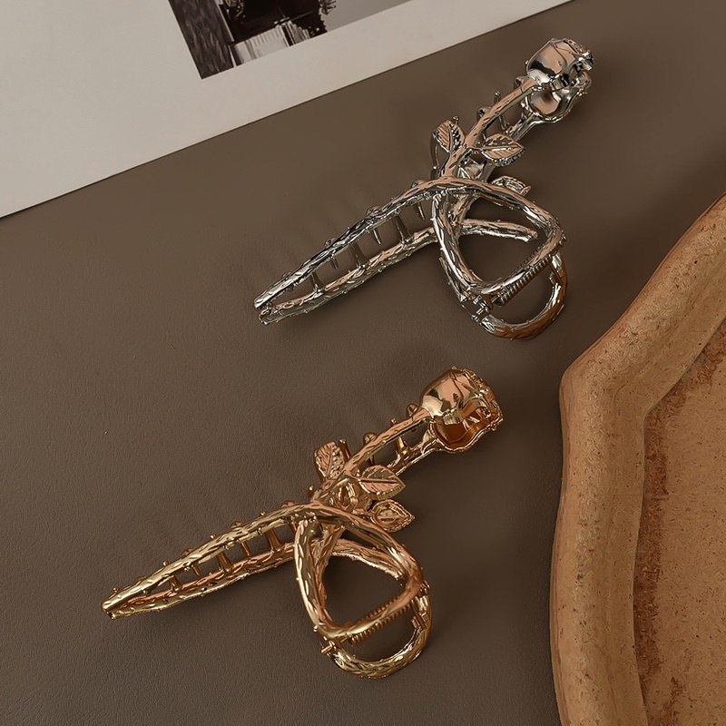 Kẹp Tóc Kim Loại Kiểu Dáng Hình Học Thời Trang Cho Nữ