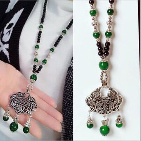 Vòng cổ dài phong cách Hàn Quốc thời trang thu đông retro mới cho nữ