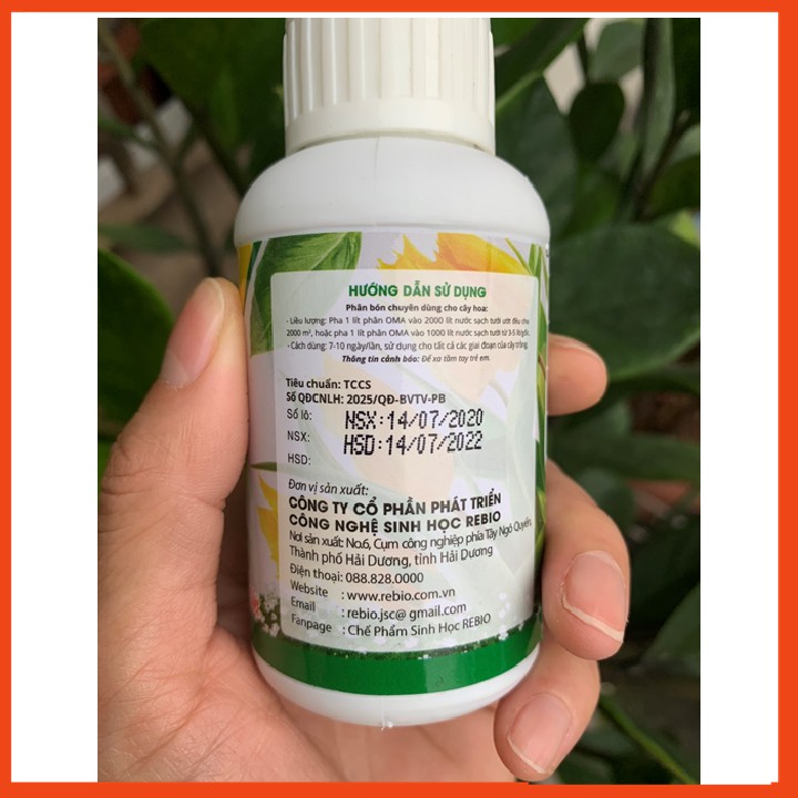 💥CHÍNH HÃNG💥 𝐎𝐌𝐀 𝐊𝐈́𝐂𝐇 𝐑𝐄̂̃ 𝟏𝟎𝟎𝐦𝐥 Phát rễ mạnh. Chuyên dùng  cho hoa hồng, cây cảnh các loại...