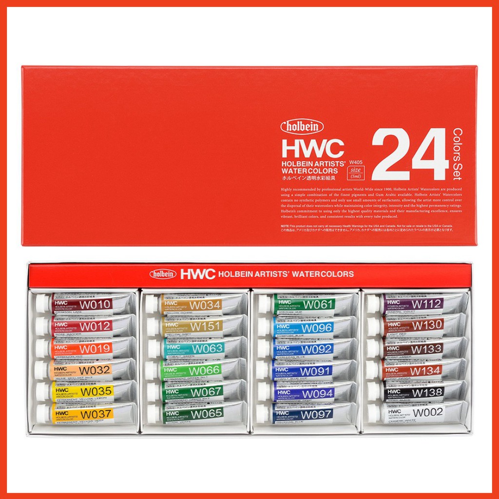 -Màu nước Holbein, Holbein artists’ watercolors -