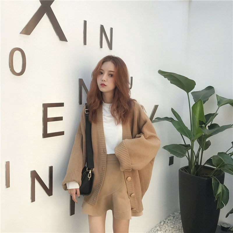 Áo khoác Sweater cánh dơi tay dài thời trang xuân thu cho nữ | BigBuy360 - bigbuy360.vn