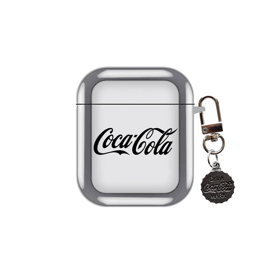 Ốp Điện Thoại Mạ Điện Cho Vivoy Airpods pro2 Airpods  pro Airpods3 gen3 Airpods2 Creative CocaCola Electroplating Design Silicone Case