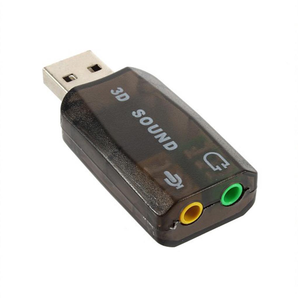 Thẻ Âm Thanh Bên Ngoài USB 2 0 Virtual 5 1 Kênh 3D